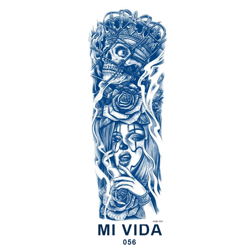 MI VIDA realistic temporary tattoo 056