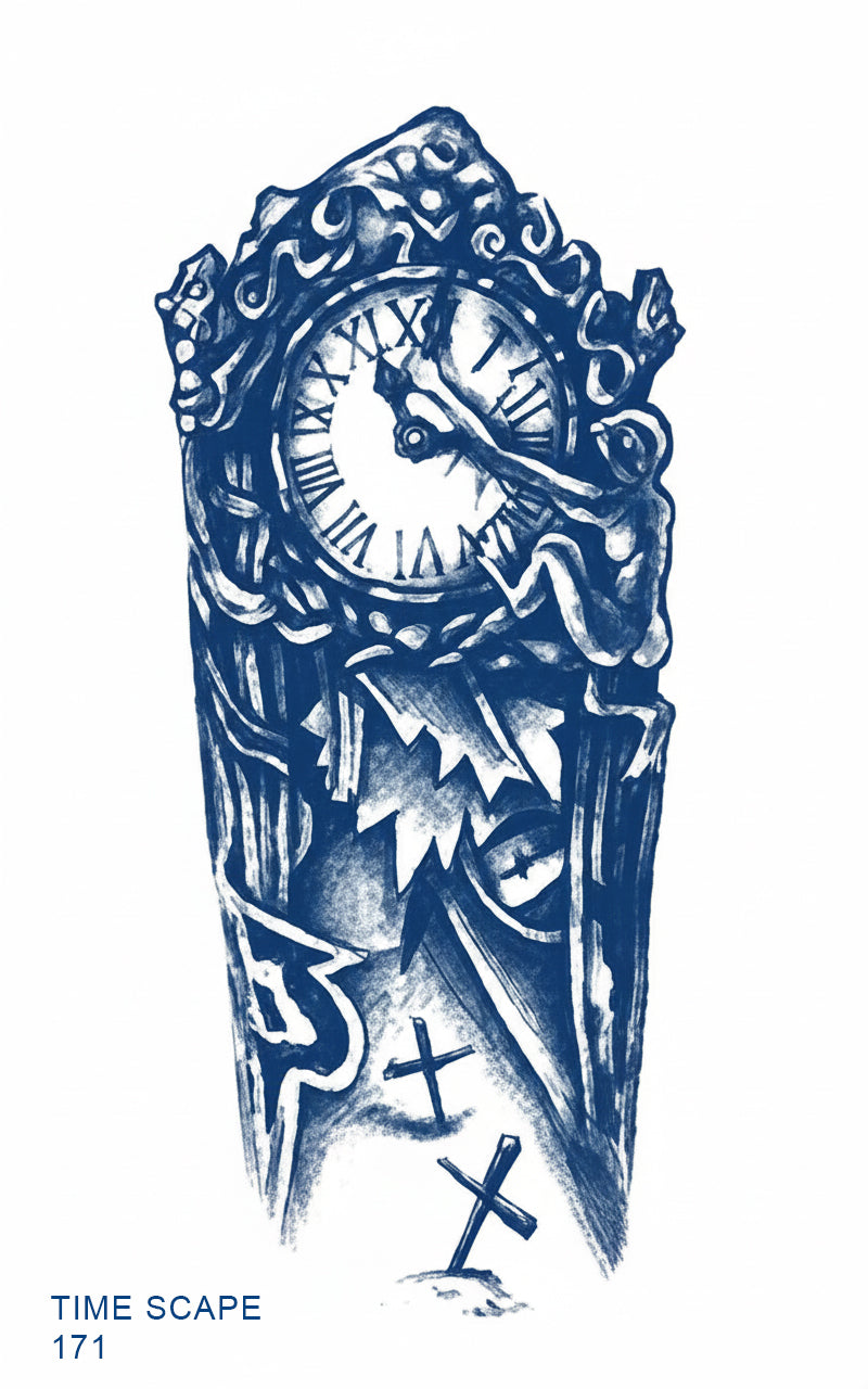 TIME SCAPE GZ-171 realistic temporary tattoo